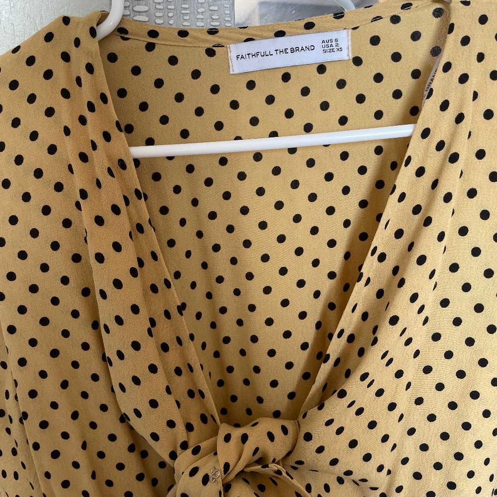 Dress - Faithfull the brand - yellow dress